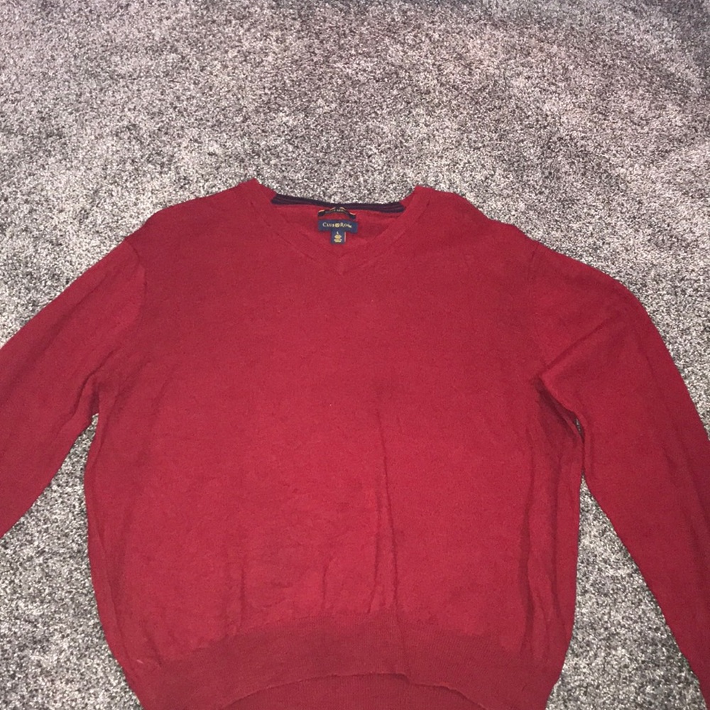 boys red sweater